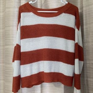 Striped Crop Top Sweater